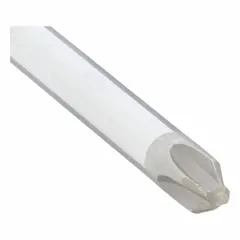 This general purpose Phillips screwdriver features a #3 tip and long length for reaching recessed fasteners. The friction-type handle provides a secure grip during manual fastening tasks. Not ESD safe and not insulated.