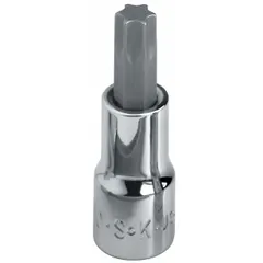 Torx bit socket with 1/4 in drive and T20 tip size, overall length 2 3/4 in. Designed for driving Torx fasteners in assembly and maintenance tasks where secure engagement is required.