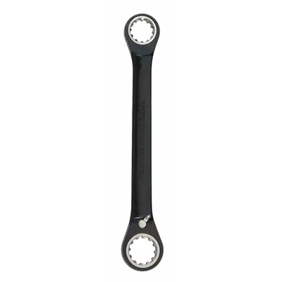 PROTO Box End Wrench: Black Chrome, 1/4 in_5/16 in Head Size, 4 1/2 in Overall Lg - SAE, Double End, 12-Point, Ratcheting Box End Wrenches