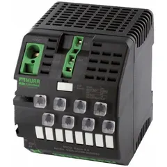This MURRELEKTRONIK MICO Basic module provides electronic overcurrent protection for 8 channels, each adjustable up to 6 A. It features 7 connections and is rated for 30V DC input voltage. Suitable for safeguarding control circuits in automation and machinery applications.