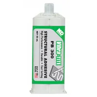 This ambient-cured acrylic gel is supplied in a 50 mL dual-cartridge format for use with two-part applicators. It cures to a white color and is suitable for bonding, sealing, and threadlocking applications in industrial assembly and maintenance