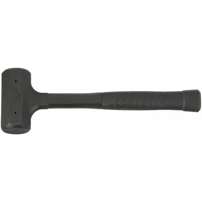 WESTWARD Dead Blow Hammer: Steel Handle, 2 3/8 lb Head Wt, 1 3/4 in Hammer Face Dia - Standard Dead-Blow Hammers