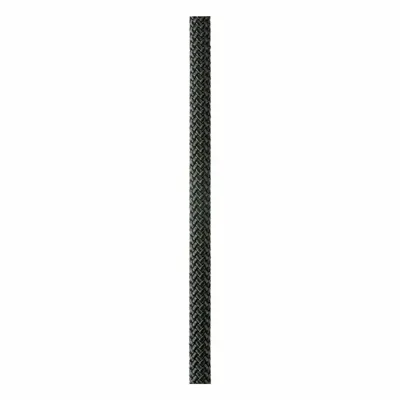 PETZL Shock-Absorbing Rope, 7/16 in Dia, 675 lb WLL, Nylon, Black