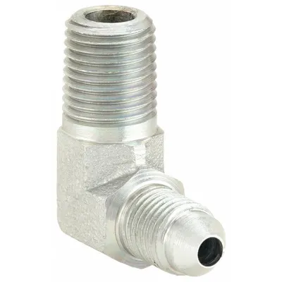 AEROQUIP 2024-6-6S NPTF-to-JIC Steel Hydraulic Hose Adapter - NPTF-to-JIC Steel Hydraulic Hose Adapters