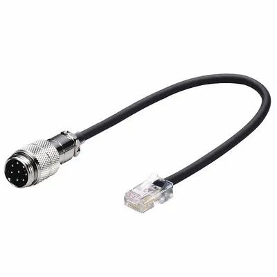 ICOM Microphone Adapter Cable: Fits Icom, For 2300H/2730A/7100/V3500 Series - ICOM-Compatible Audio Adapters