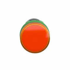 The SCHNEIDER XB5EVG5 is a 22 mm panel-mount LED pilot light from the XB5 series. It provides orange visual indication for operational status, alarms, or warnings in industrial control panels and automation systems.