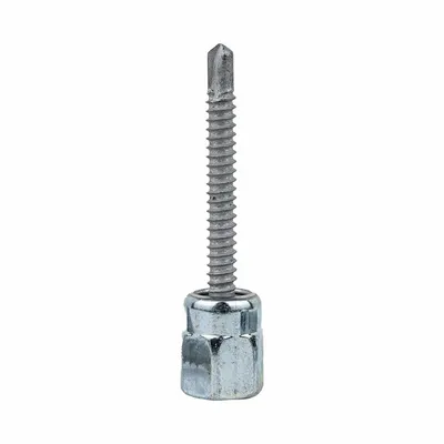 SAMMYS Rod Hanger for Steel, 1/4 in Screw, 2 in Length, Zinc Plated, 25 PK - Rod Hangers for Steel