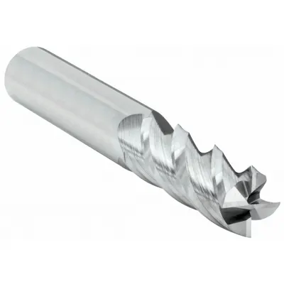 OEM Fast-Cutting Carbide Square End Mill, 5/16" Dia, 4 Flute, 13/16" LOC, 2-1/2" OAL - Fast-Cutting Carbide Square End Mills