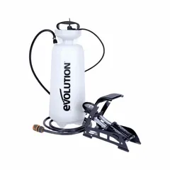 This water tank kit from EVOLUTION measures 25.5 inches in length, 12.5 inches in width, and 10.5 inches in height. It is designed for use in fluid storage and distribution systems, such as heating, cooling, or process water applications where a compact reservoir is required.