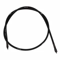 This replacement shaft is designed for concrete vibrators to consolidate concrete by removing air pockets and ensuring uniform compaction. It features a Quick-Connect type for easy attachment. Overall length is 14 ft, width is 1 in, and weight is 13.2 lb.