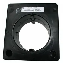 This current transformer kit provides a 1000:5 ratio for measuring and monitoring electrical current in industrial power distribution systems. Designed for panel mount installation, it features integrated lugs for secure connections. Suitable for use in switchgear, motor control centers, and panelboards for metering and protection applications.