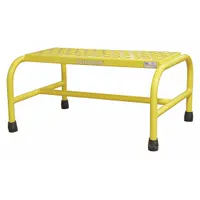 COTTERMAN Step Stool: 1 Steps, 12 in Overall Ht, 450 lb Load Cap, Steel, 12 in Standing Ht (MPN 1001N2626A6E10B1C2P1)
