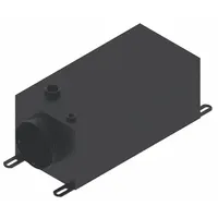 Steel hydraulic reservoir with a rectangular shape and 2.9 gallon capacity. Designed to store hydraulic fluid for power units in industrial machinery, mobile equipment, and material handling systems
