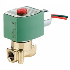 This 2-way, 2-position normally closed solenoid valve is designed for on/off flow control. It features a high-flow configuration with a 3/8 in pipe size and operates on 220V AC (compatible with 240V AC at 60 Hz and 220V AC at 50 Hz). Suitable for use in industrial automation, irrigation, and process systems requiring reliable shut-off.