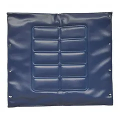 This ALCO embossed back upholstery is made of vinyl and measures 20 inches in overall width by 18 inches in overall height. It includes attaching hardware for installation. Designed for use as a replacement seat or back cover on wheelchairs, it is compatible with Futuro brand wheelchairs.