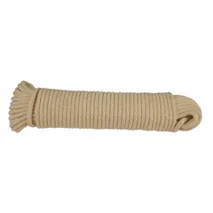 APPROVED VENDOR General Purpose Utility Rope, 5/32 in Dia, 150 lb Working Load Limit, Cotton, Dynamic
