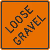 Construction Sign: 36 in x 36 in Nominal Sign Size, Aluminum, 0.080 in, W8-7 MUTCD, Engineer (MPN G-16035-EG_36x36)