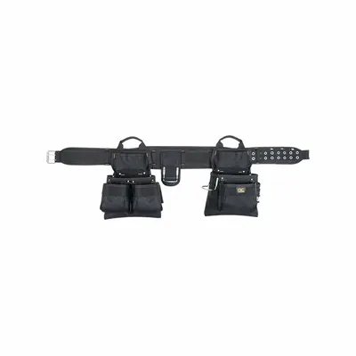 CLC 5608 Padded Tool Belt, Black, 29-46 in Waist, 17 Pockets - Tool Belts