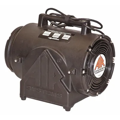 AIR SYSTEMS INTERNATIONAL Confined Space Fan: 115 V AC, 8 in Duct Dia, 1/3 hp Horsepower - Explosionproof Axial Fans & Blowers