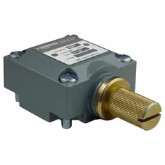 Side-mounting limit switch head without lever, designed for momentary operation. Intended for use with compatible TELEMECANIQUE SENSORS 9007C series limit switch bodies. Commonly applied in industrial automation for object presence or position detection.