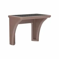 This wall-mount desk from the CORTECH Endurance series features a laminate top and a polyethylene construction. It measures 36 inches wide, 24 inches deep, and 29 inches high. Suitable for space-constrained work areas such as industrial offices, control rooms, or laboratories.