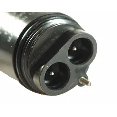 Dual sensor cable for dissolved oxygen and temperature measurement. Operating temperature range -5°C to 55°C. Used in water quality monitoring for environmental sampling, wastewater treatment, and aquaculture applications.