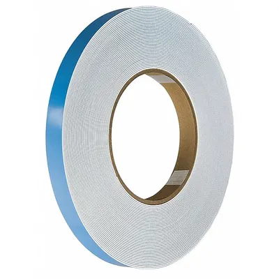 TAPECASE Foam Tape: Continuous Roll, 1 in Roll Wd, 33 3/8 yd Overall Roll Lg, 62.5 mil Thick - Sealing Foam Tape