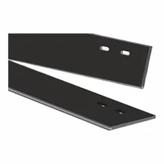 This FISHER cutting edge is a black carbide blade edge for snow plow applications. The carbide construction provides wear resistance for extended service life. It is designed for use on snow plows in commercial and municipal snow removal operations.