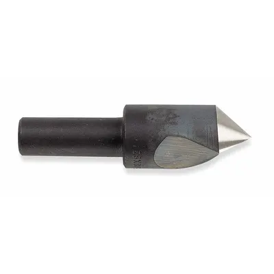 KEO 100° Single-Flute Carbide Countersink, 3/16 in Body Dia, 3/16 in Shank - Fast-Cutting Single-Flute Countersinks
