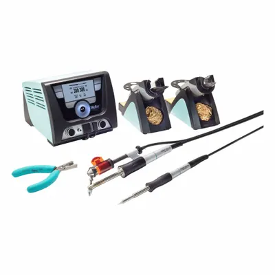 WELLER WXD2020N 2-Channel 200 W ESD-Safe Combination Soldering & - Combination Soldering & Desoldering Stations