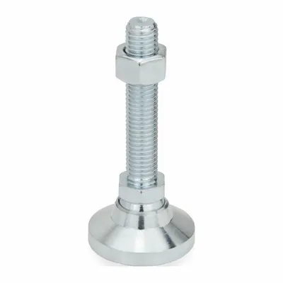 JW WINCO Swivel Male Leveling Mount, M8 Thread, 32 mm, 14 kN - Swivel Male Leveling Mounts