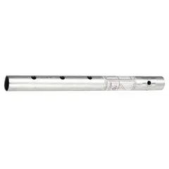 Duct-mount air sampling tube for fire alarm systems. Draws air samples from HVAC ducts to detect smoke or combustion particles. Overall height 8 in, width 0.5 in. Compatible with SD-2W model. Meets CSFM standards.