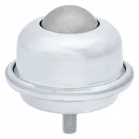 Ball Transfer: 1 1/2 in Ball Dia - Ball Transfer, 250 lb Ball Load Capacity, 2 5/16 in Projection (MPN BT S 3/8-16 1.5DIA 250 CS/CS)