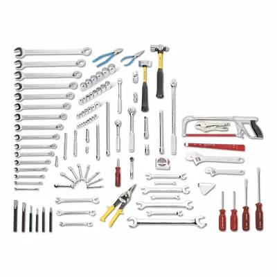 WRIGHT Fractional Industrial Maintenance Tool Set: 104 Total Pcs - Tool Only Sets