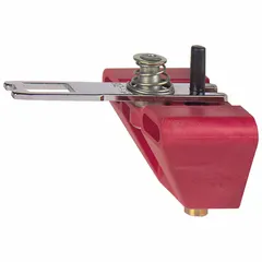 The TELEMECANIQUE SENSORS ZCKY09 is a 90° right angle actuating key designed for use with XCKJ-series safety-interlock switches. It provides a mechanical interface to actuate the switch when a guard or door is closed, ensuring safe machine operation in industrial environments.
