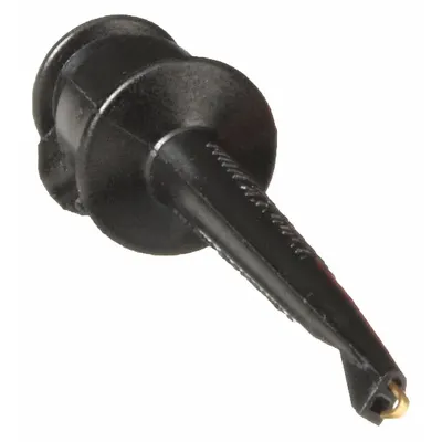 POMONA Hook Clip: 2 3/8 in Lg, Beryllium Copper, Glass Filled Nylon, 5 A Max Current - Hook Clips