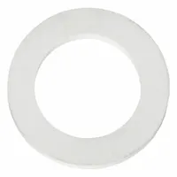 Replacement gasket for the water valve assembly in ice machines. Seals the connection to prevent leaks and ensure proper water flow. Used during maintenance or repair of the water inlet valve