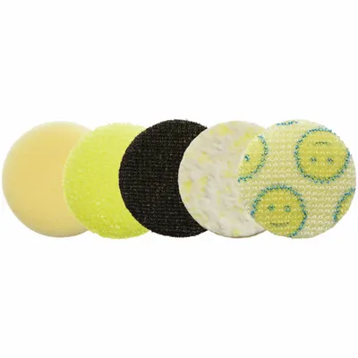 BOSCH Dremel Versa-Scrub Daddy 5 Piece Accessory Kit: Cleaning Pad, Ball - Polishing Points & Pads for Rotary Tools