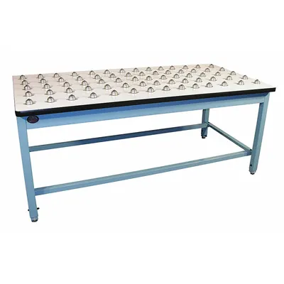 PRO-LINE Workbench: Fixed Ht, Laminate, 72 in x 30 in, 1,000 lb Overall Load Capacity - Ball Transfer Workbenches