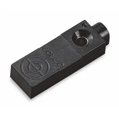 Unshielded rectangular inductive proximity sensor with non-terminated cable and 3 wires. Operates on 10-30V DC supply. Used for non-contact detection of metal objects in industrial automation, packaging, and material handling applications.