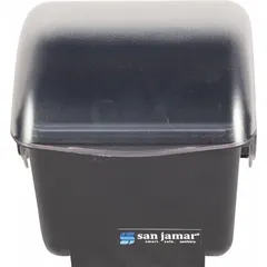 This condiment bar features a single compartment with a 2 qt capacity, constructed from high-impact plastic. It includes a lid and is NSF certified for sanitation. Suitable for self-serve stations, cafeterias, and fast-food counters.