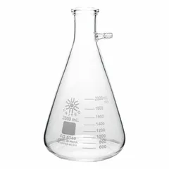 APPROVED VENDOR Filtering Flask, 2 L, Colorless, Conical, Stopper Size 9.5, FG5340-2000