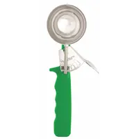 CRESTWARE Disher: 3 oz Capacity, 18-8 Stainless Steel/Plastic, NSF Certified, 2 1/2 in Bowl Dia (MPN DD12)