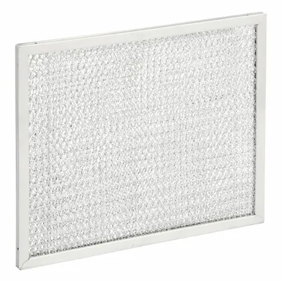 OEM Range Hood Filter: 9 in x 11 in x 1 in, Aluminum - Kitchen Exhaust Fan Mesh Air Filters