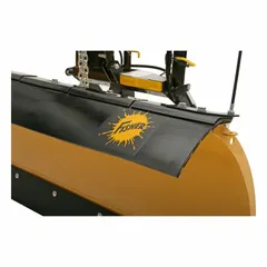Poly snow deflector in black color for snow plow models 822PE8 and 69400. Redirects snow flow to improve clearing efficiency and reduce spillback during winter maintenance operations.
