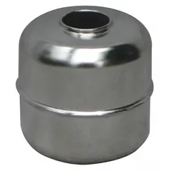 This stainless steel through-tube magnetic float is designed for liquid level sensing in industrial tanks and vessels. With an 11/32 in thread size, it activates reed switches or sensors to monitor or control fluid levels. Suitable for applications such as water treatment, chemical processing, and HVAC systems.