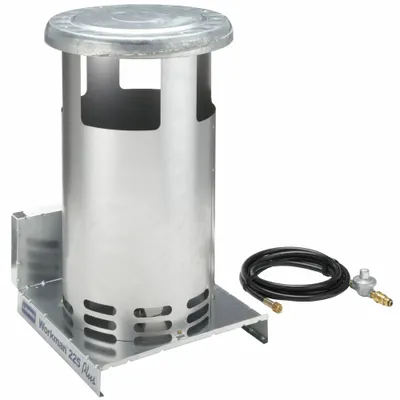 L.B. WHITE Portable Gas Floor Heater: 250,000 BtuH Heating Capacity Output - Portable Gas Convection Can Heaters