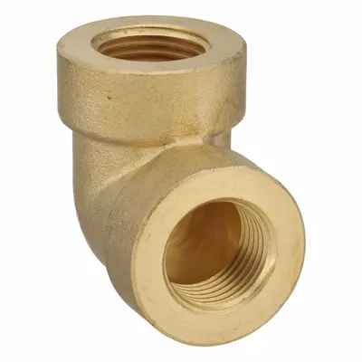 USA INDUSTRIALS 90° Brass Pipe Elbow - Threaded Medium-Pressure Pipe Fittings