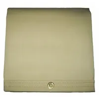 MAURITZON Tarp: 12 ft Lg, 7.75 ft Wd, Heavy Duty, 20 mil, Vinyl, Tan, 14.5 oz/sq yd, Waterproof (MPN IHT-10-0812)