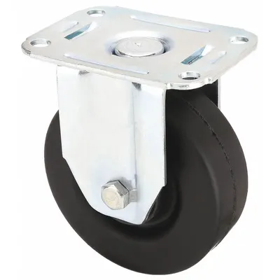 OEM Plate Caster: Rigid - Debris-Resistant Plate Casters